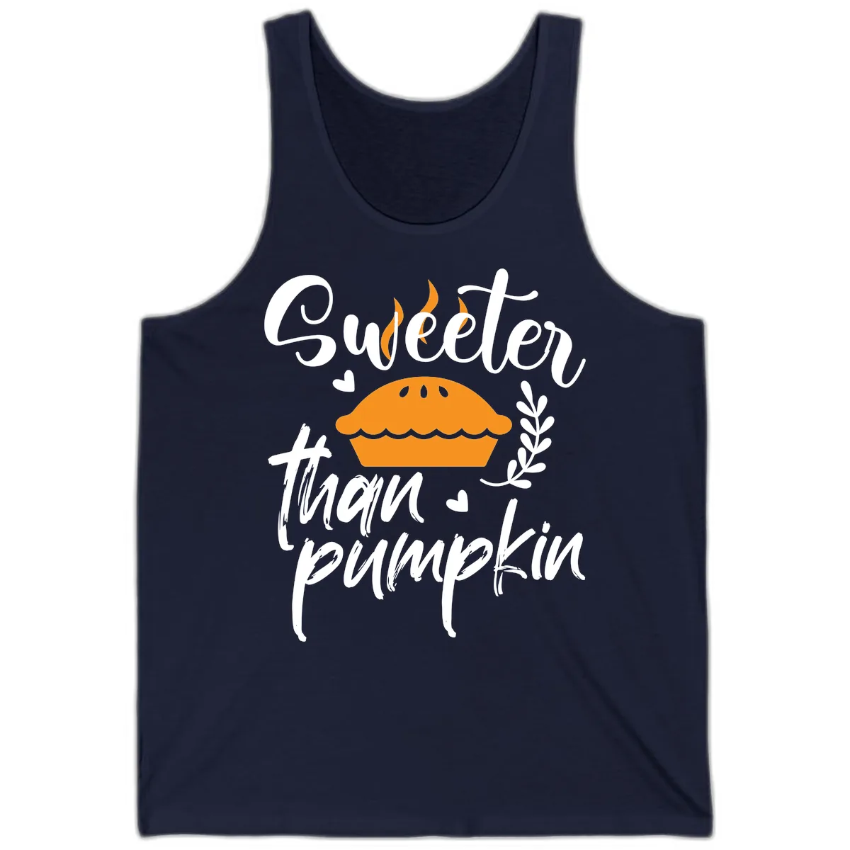 Sweeter Than Pumpkin Pie Tank in Navy