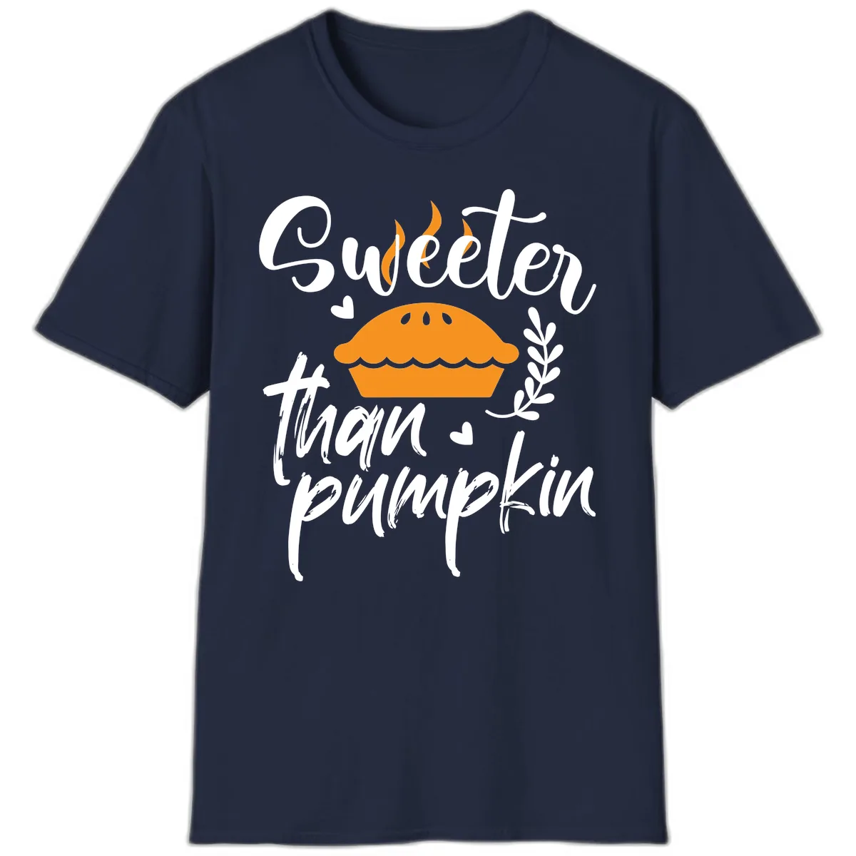 Sweeter Than Pumpkin Pie T-Shirt in Navy