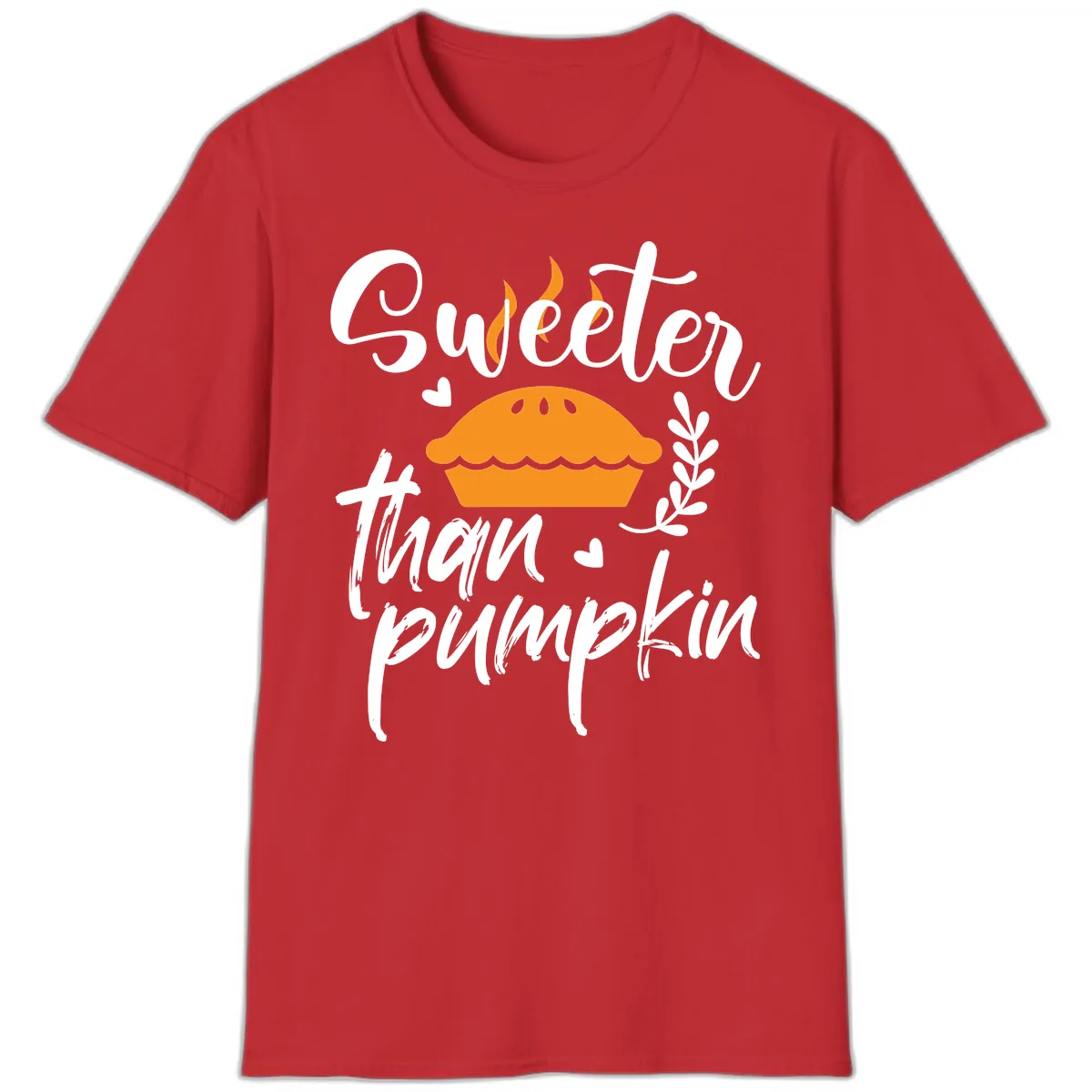 Sweeter Than Pumpkin Pie T-Shirt in Red