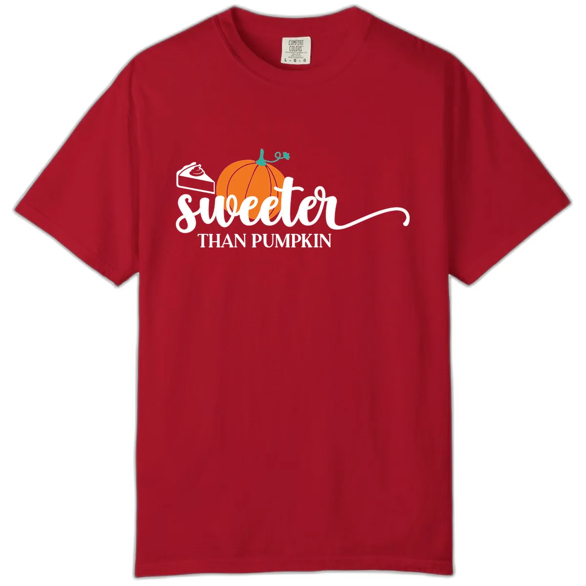 Sweeter Than Pumpkin Pie Comfort Color in Red