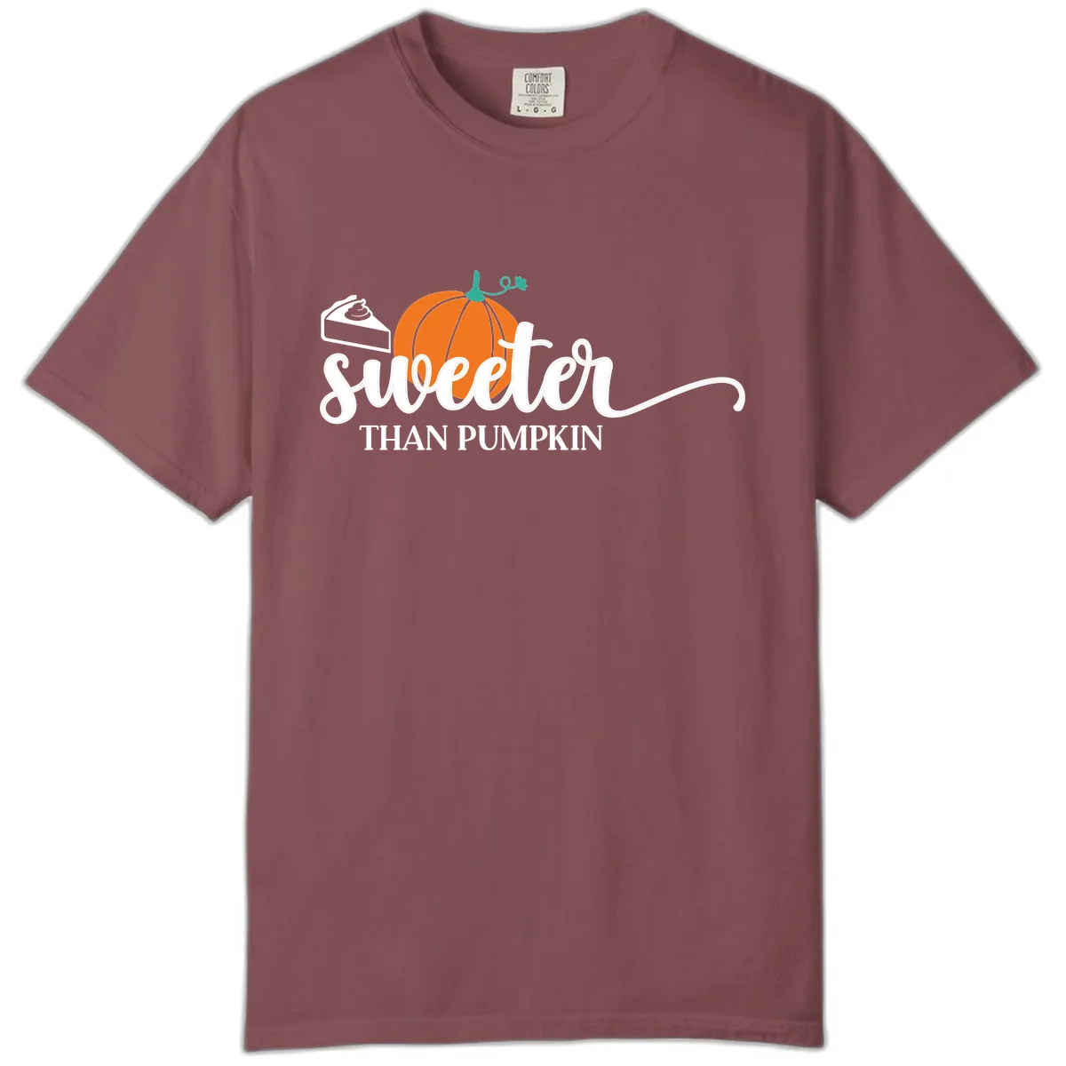 Sweeter Than Pumpkin Pie Comfort Color in Brick