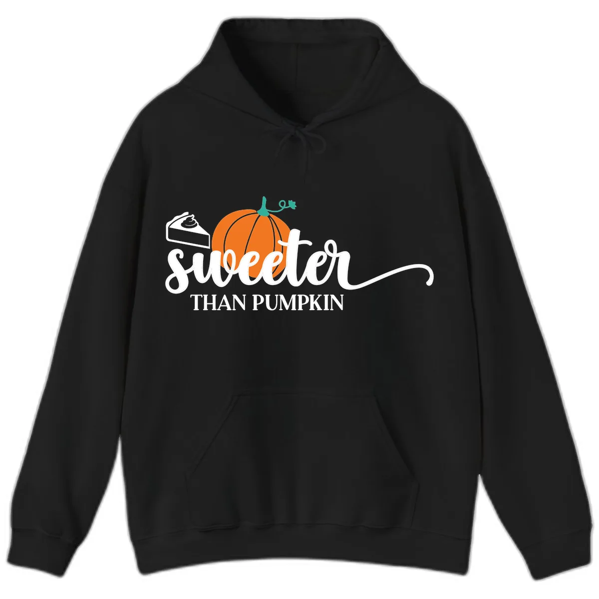 Sweeter Than Pumpkin Pie Hoodie in Black