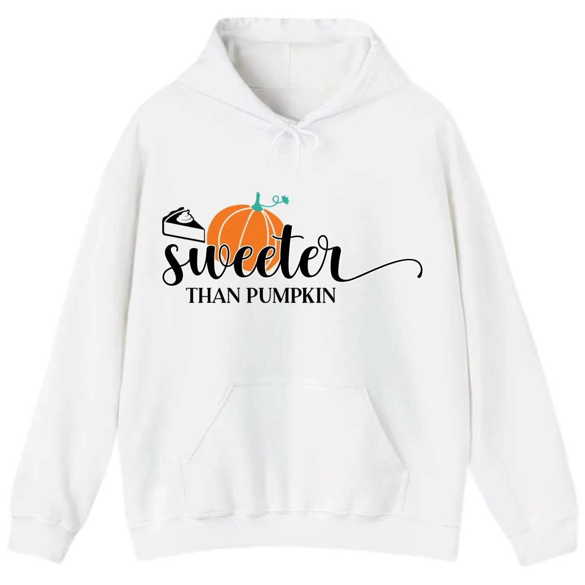 Sweeter Than Pumpkin Pie Hoodie in White