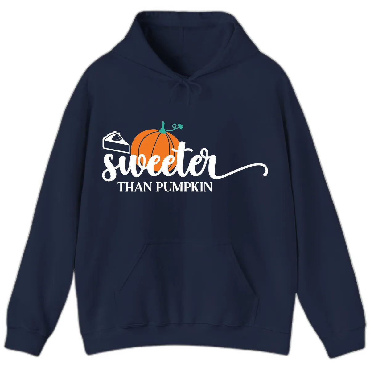 Sweeter Than Pumpkin Pie Hoodie in Navy