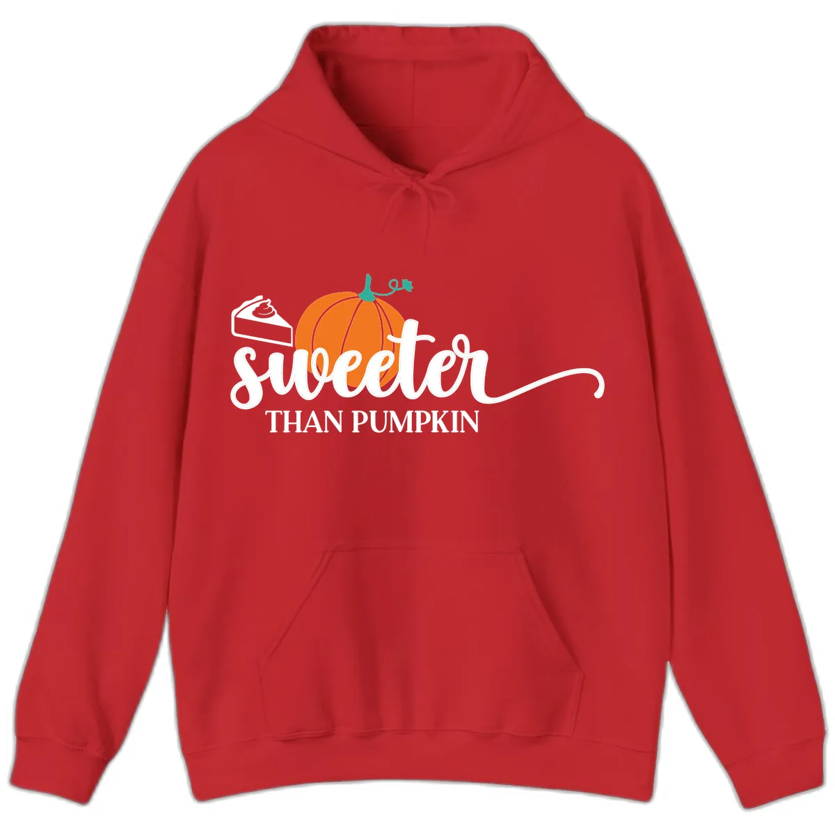 Sweeter Than Pumpkin Pie Hoodie in Red