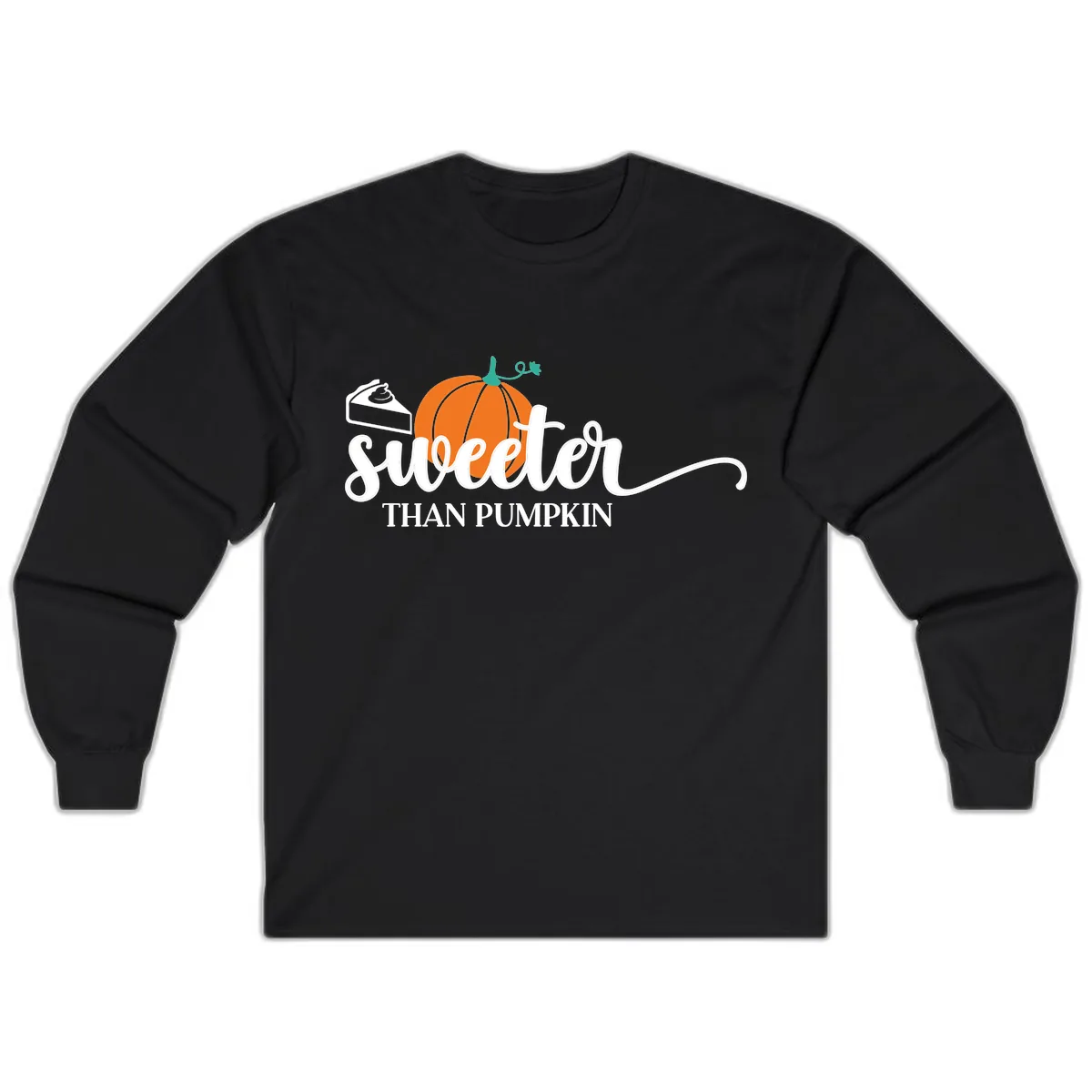 Sweeter Than Pumpkin Pie Long Sleeve in Black
