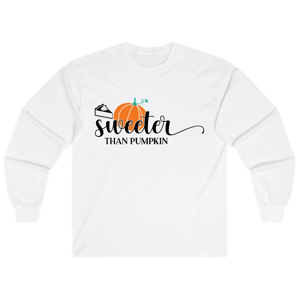 Sweeter Than Pumpkin Pie Long Sleeve in White
