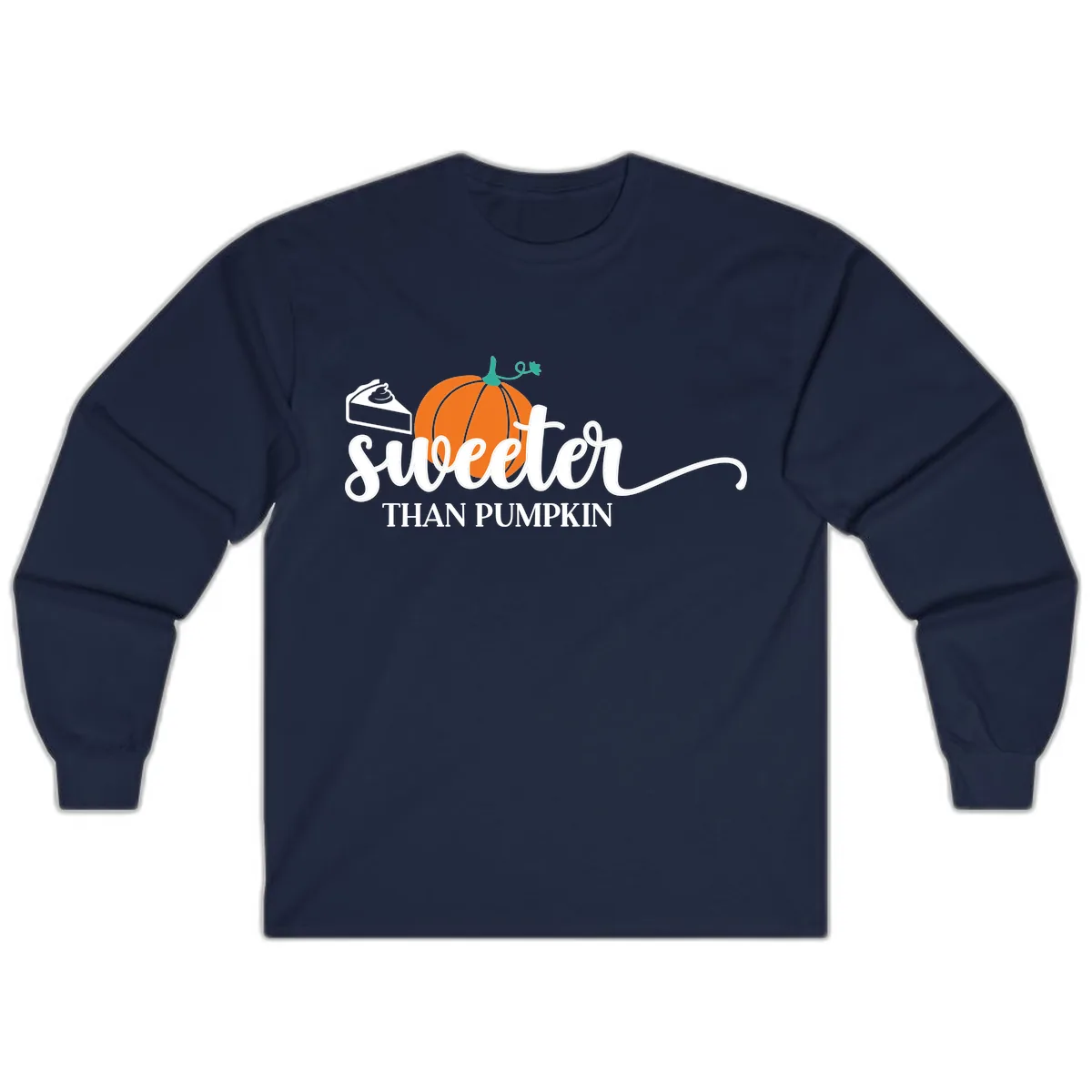 Sweeter Than Pumpkin Pie Long Sleeve in Navy