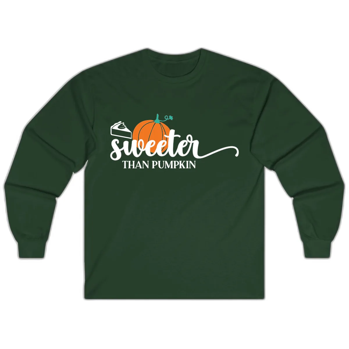 Sweeter Than Pumpkin Pie Long Sleeve in Forest Green