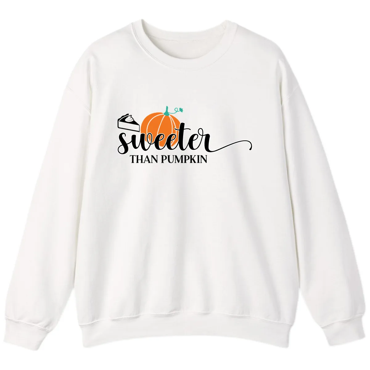 Sweeter Than Pumpkin Pie Sweatshirt in White