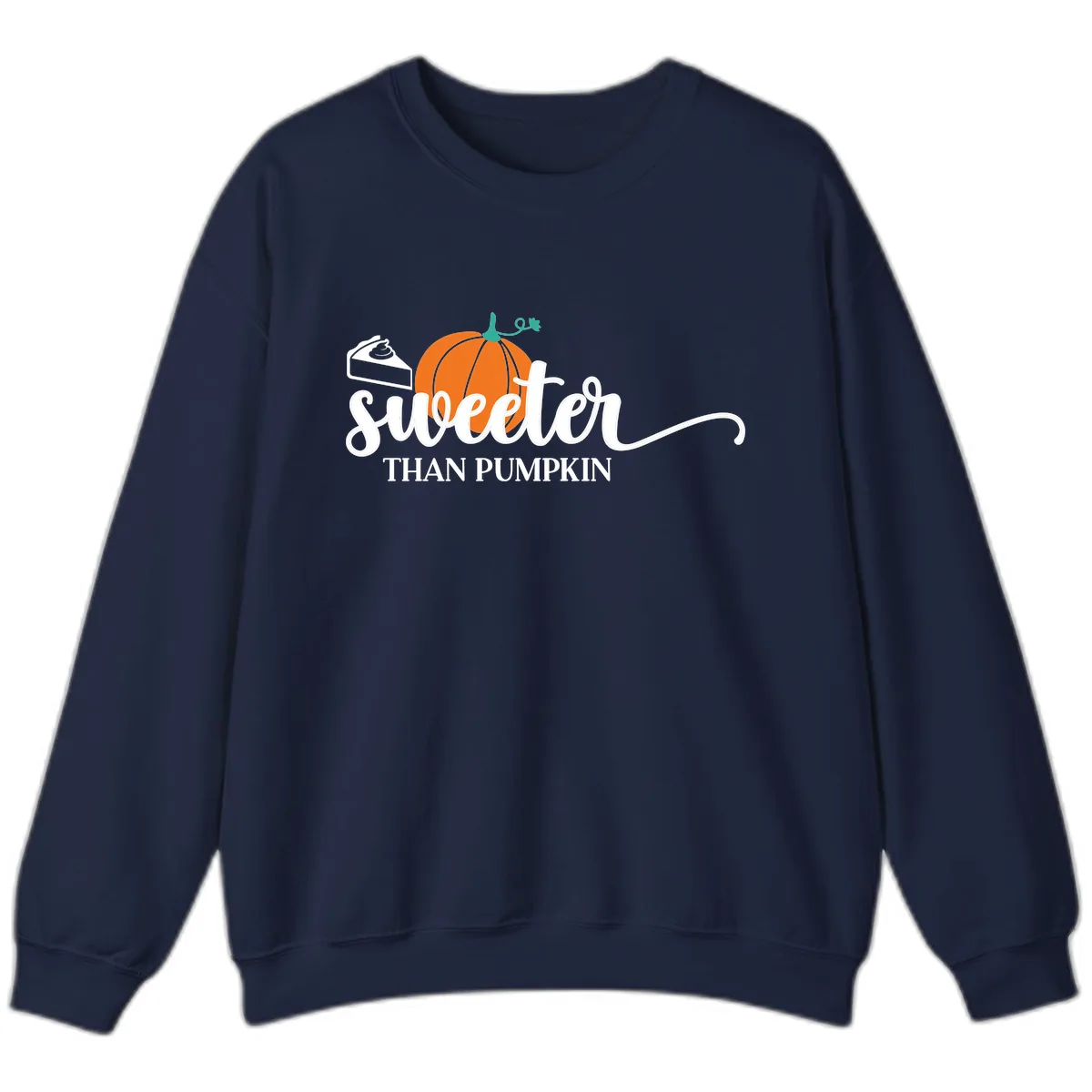 Sweeter Than Pumpkin Pie Sweatshirt in Navy