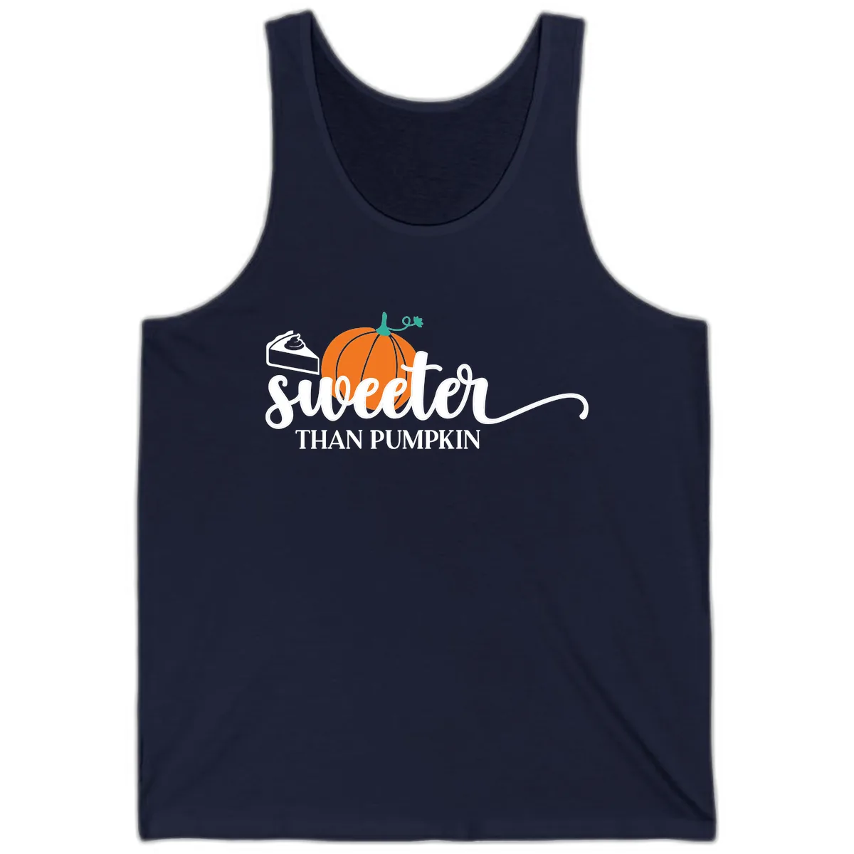 Sweeter Than Pumpkin Pie Tank in Navy