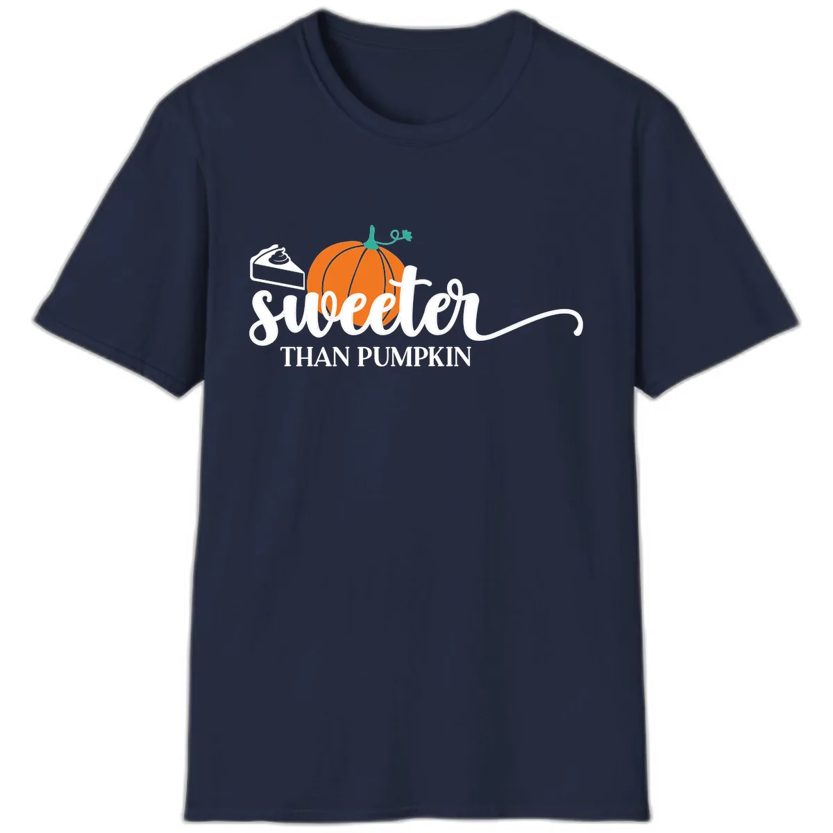 Sweeter Than Pumpkin Pie T-Shirt in Navy
