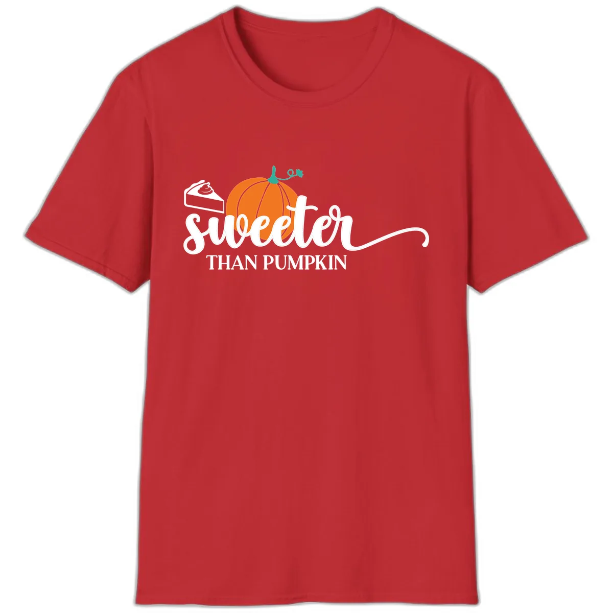 Sweeter Than Pumpkin Pie T-Shirt in Red