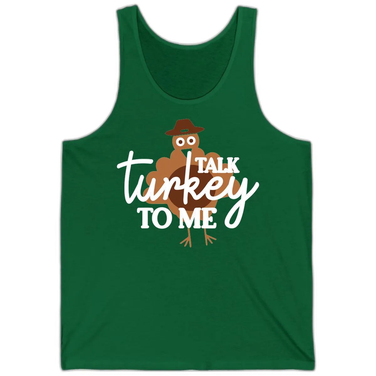 Talk Turkey To Me Thanksgiving Turkey Tank in Kelly