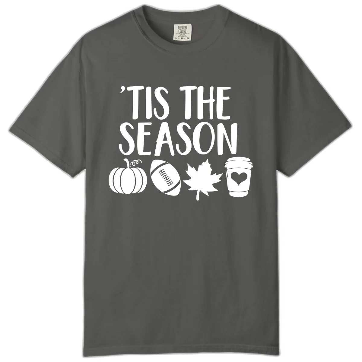 'Tis The Season Fall Football Coffee Comfort Color in Pepper