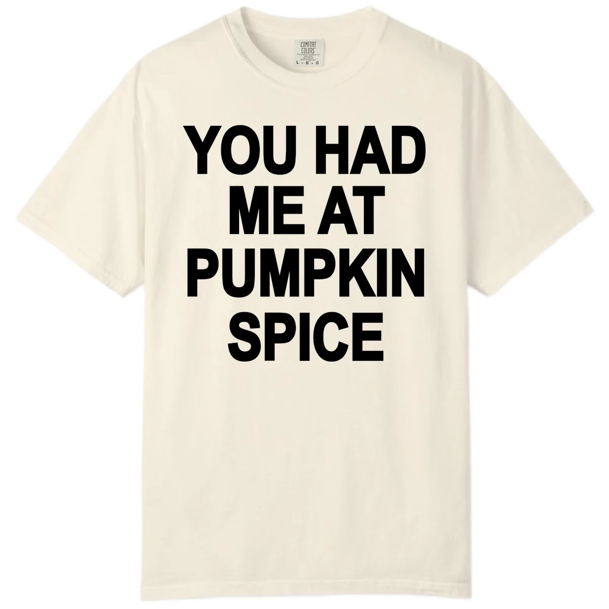 You Had Me At Pumpkin Spice Comfort Color in Ivory