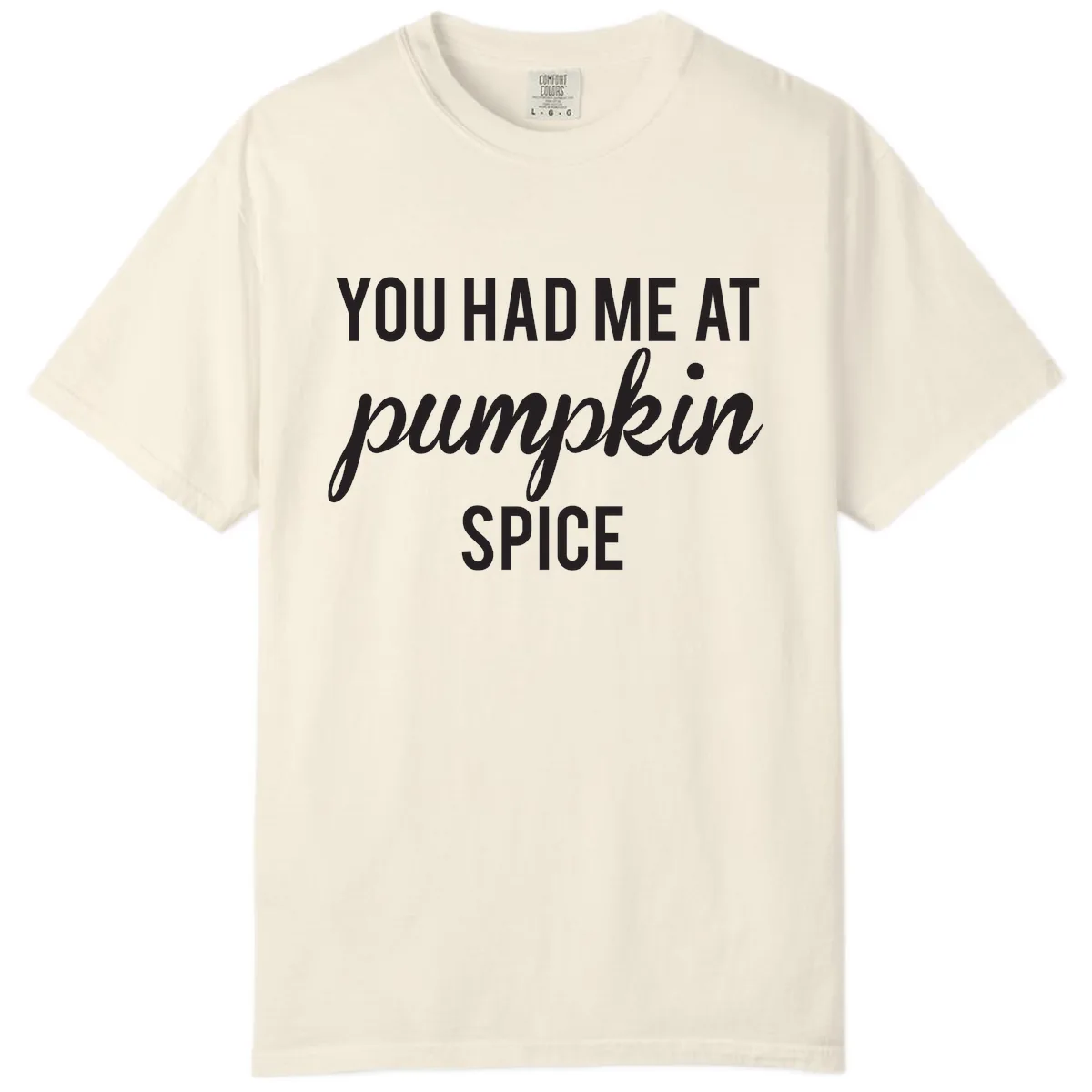 You Had Me At Pumpkin Spice Comfort Color in Ivory