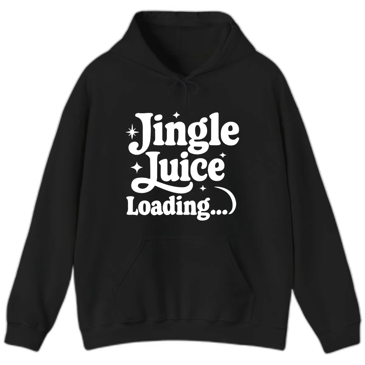 Jingle Juice Loading Hoodie in Black