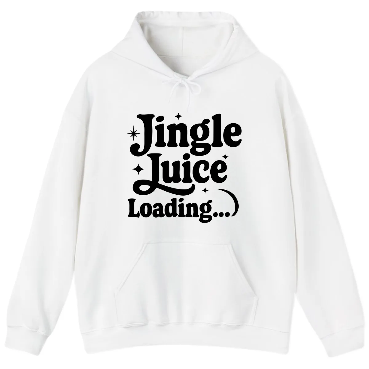 Jingle Juice Loading Hoodie in White