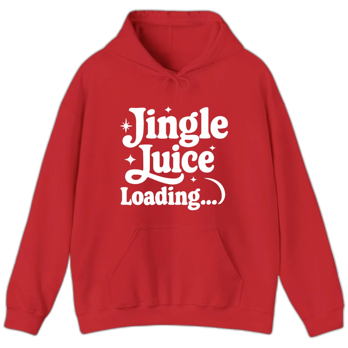 Jingle Juice Loading Hoodie in Red