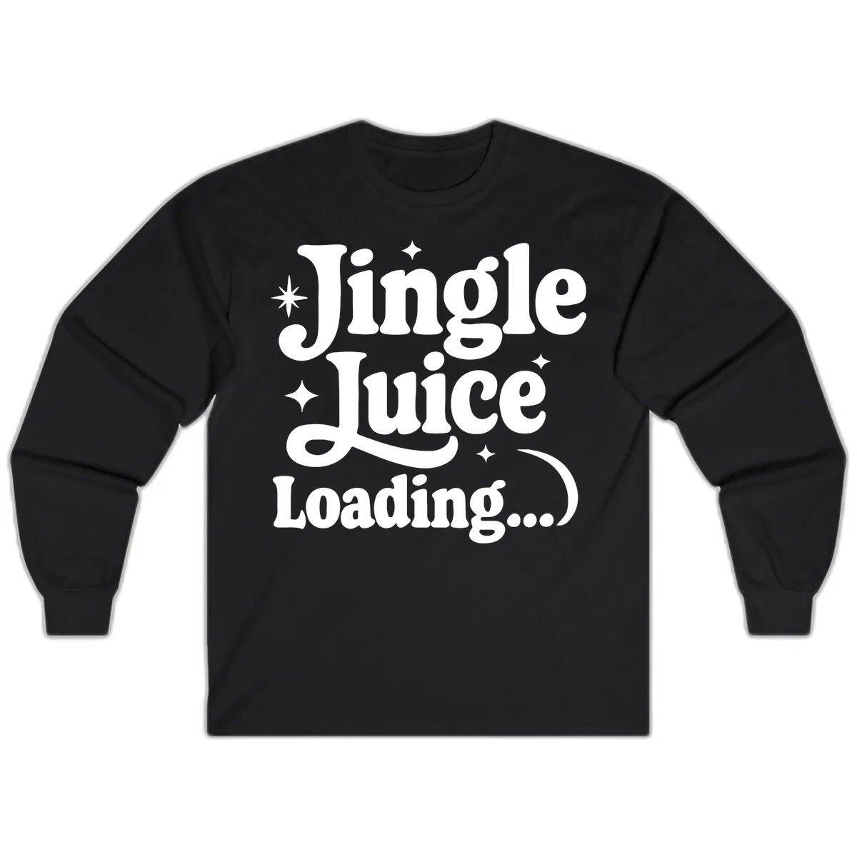 Jingle Juice Loading Long Sleeve in Black