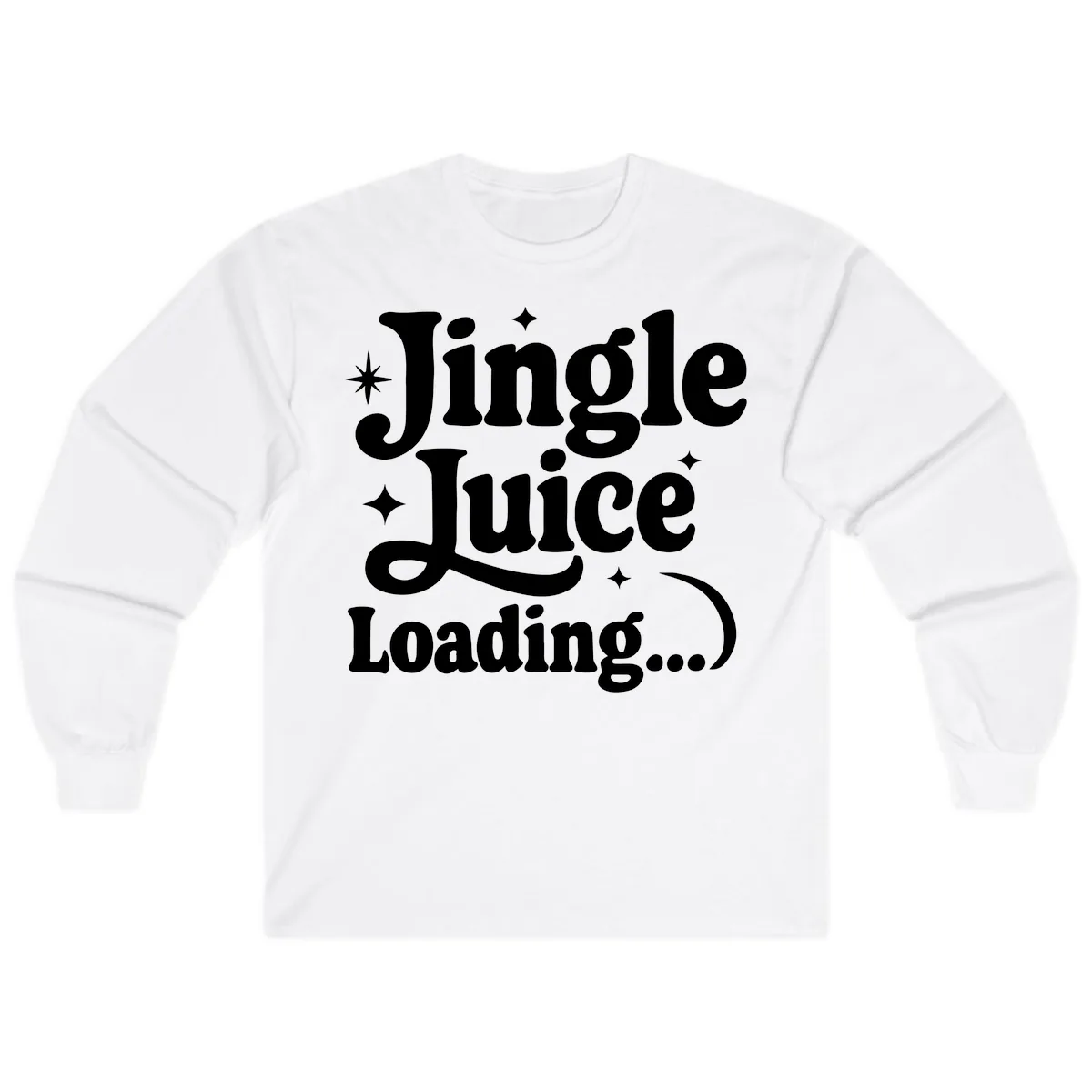 Jingle Juice Loading Long Sleeve in White