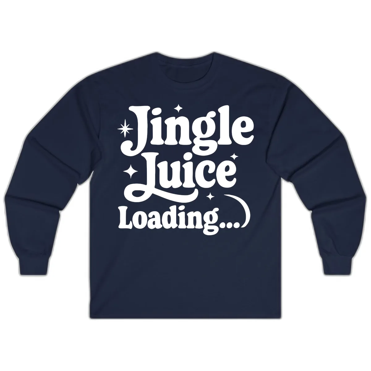 Jingle Juice Loading Long Sleeve in Navy