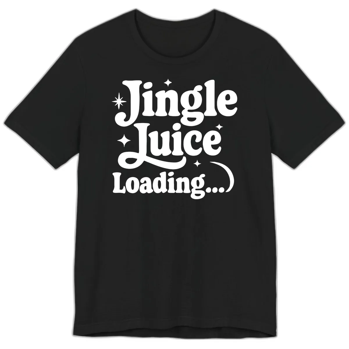Jingle Juice Loading Premium T-Shirt in Black