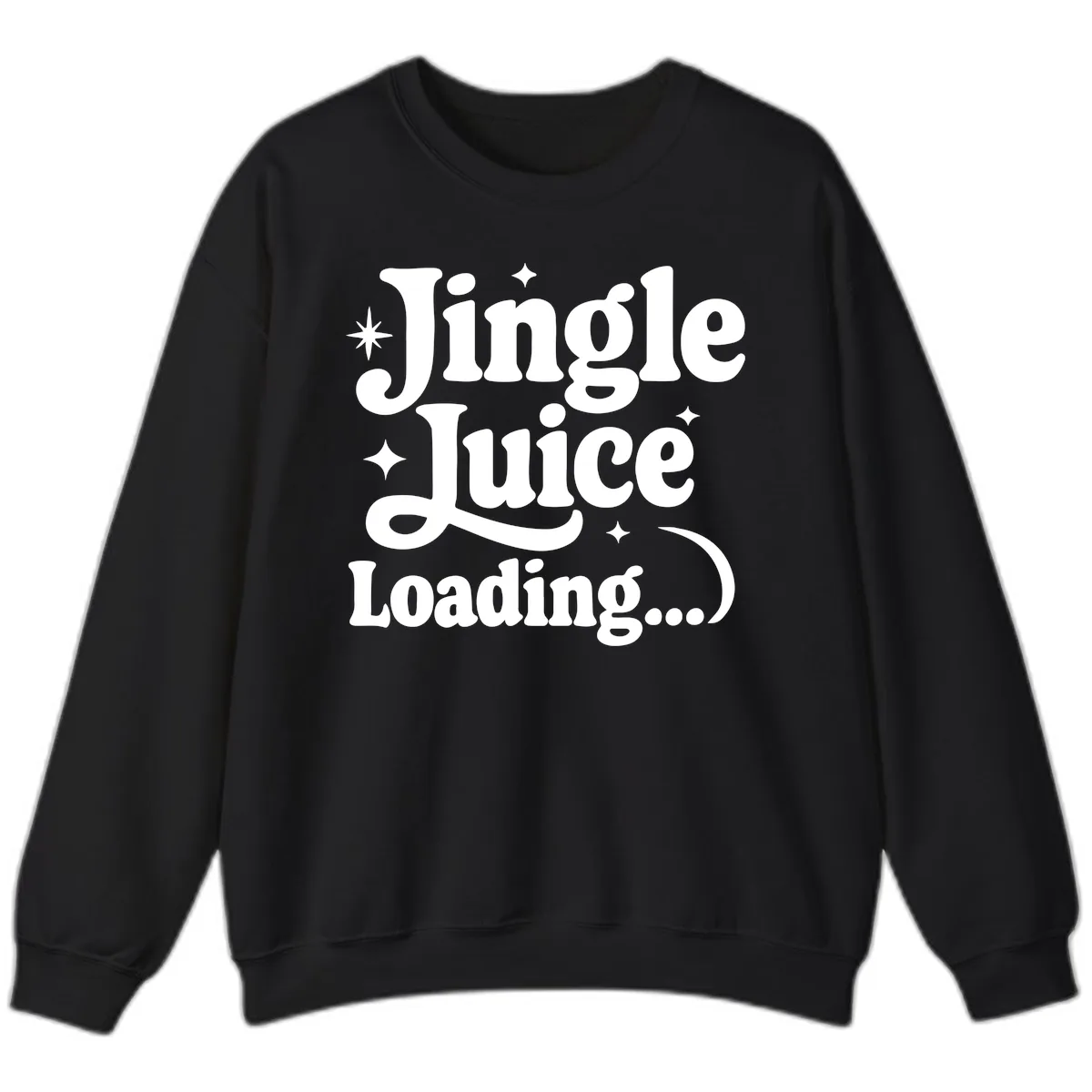 Jingle Juice Loading Sweatshirt in Black