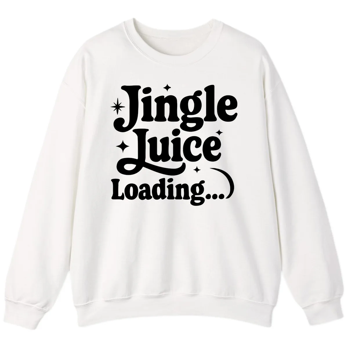 Jingle Juice Loading Sweatshirt in White