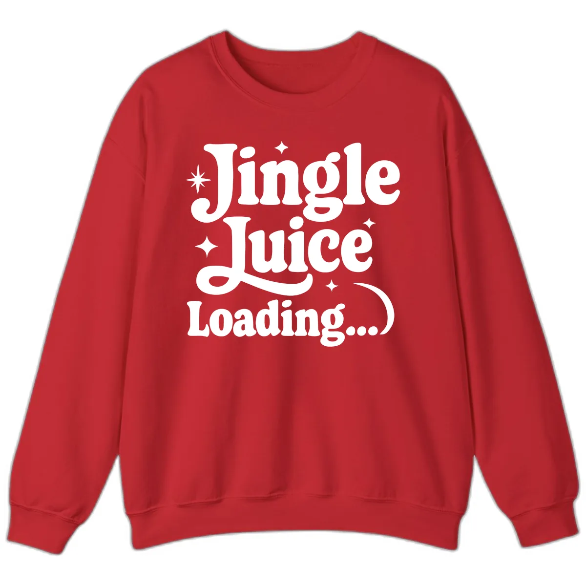 Jingle Juice Loading Sweatshirt in Red