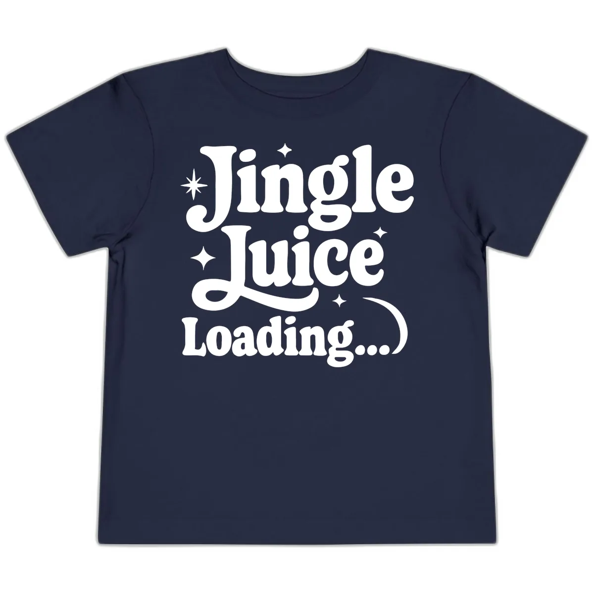 Jingle Juice Loading Toddler T-Shirt in Navy