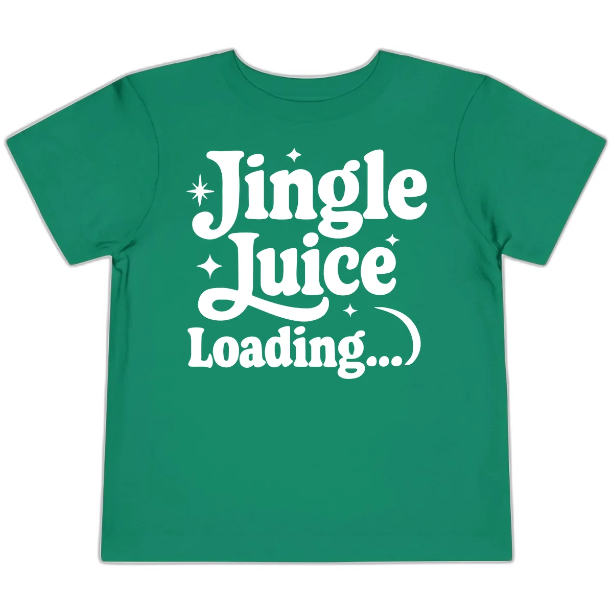 Jingle Juice Loading Toddler T-Shirt in Kelly