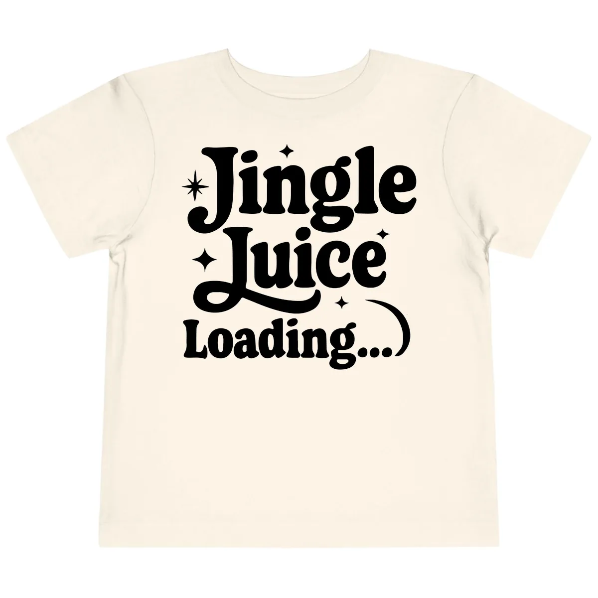 Jingle Juice Loading Toddler T-Shirt in Natural