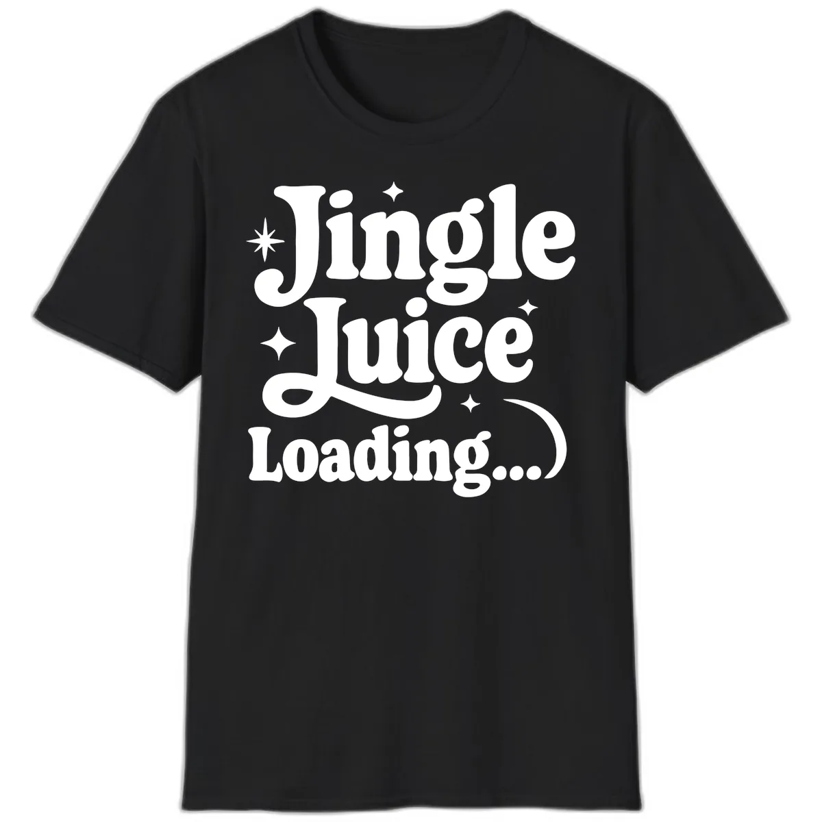 Jingle Juice Loading T-Shirt in Black