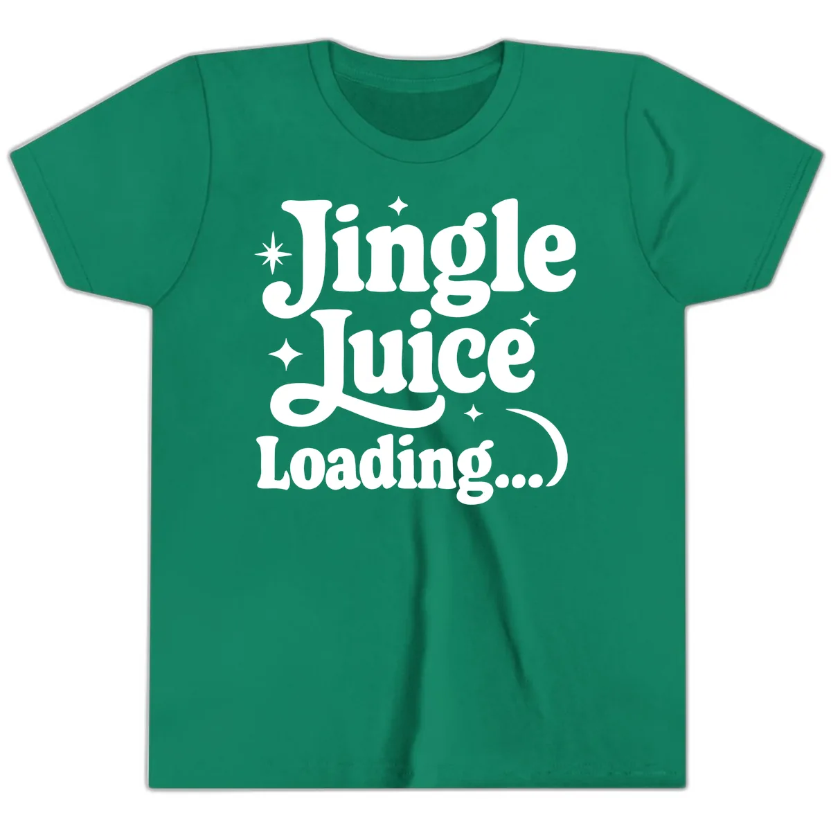 Jingle Juice Loading Youth T-Shirt in Kelly