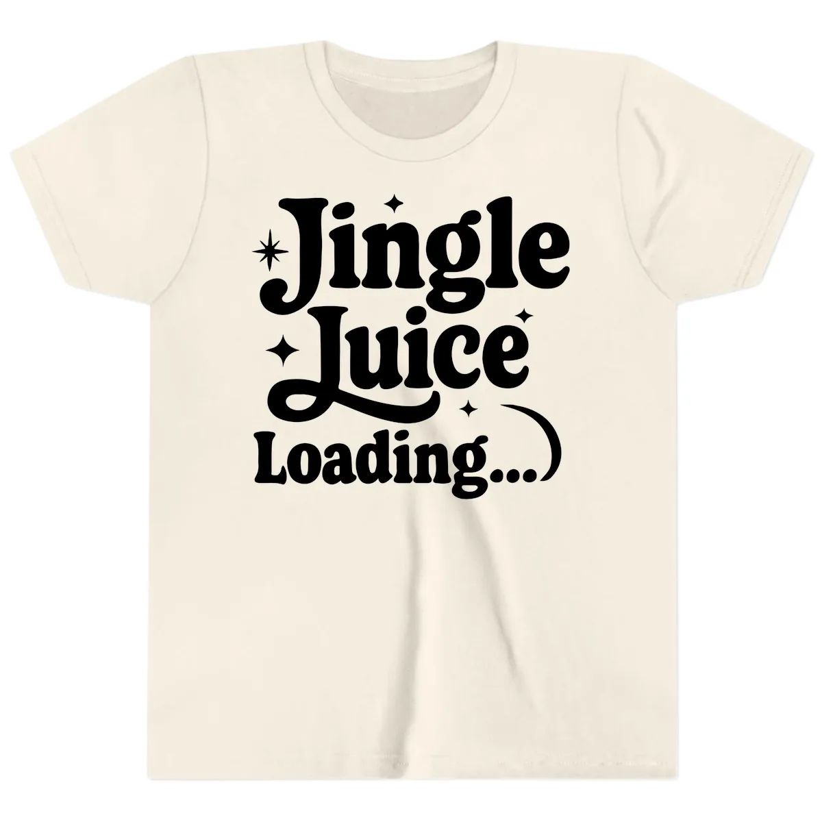 Jingle Juice Loading Youth T-Shirt in Natural