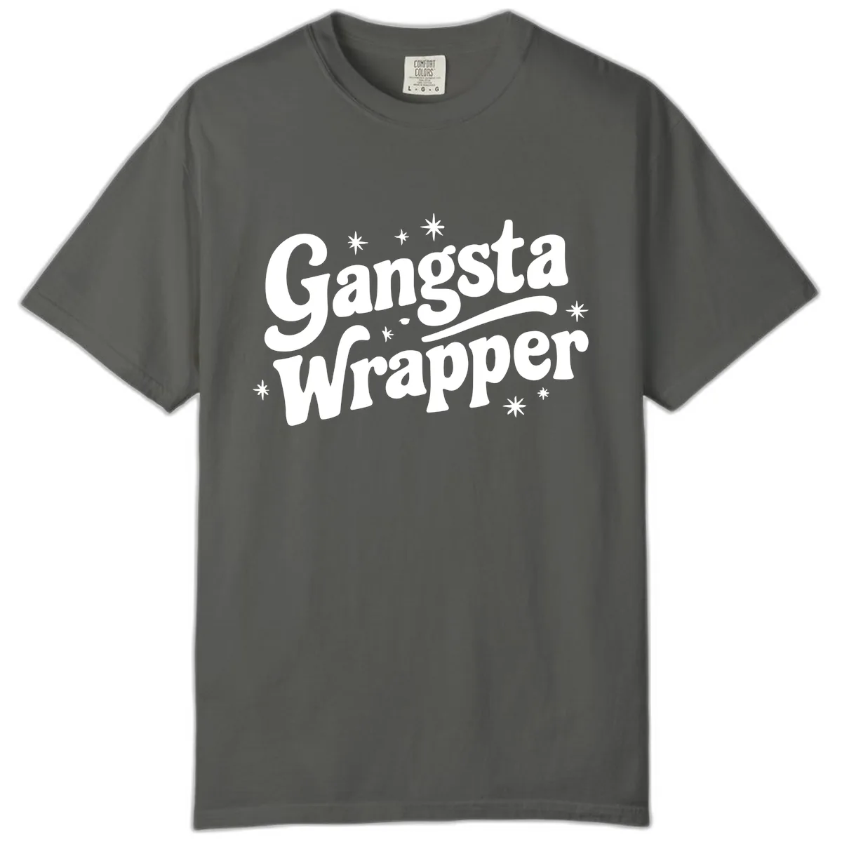 Gangsta Wrapper Holiday Design Comfort Color in Pepper