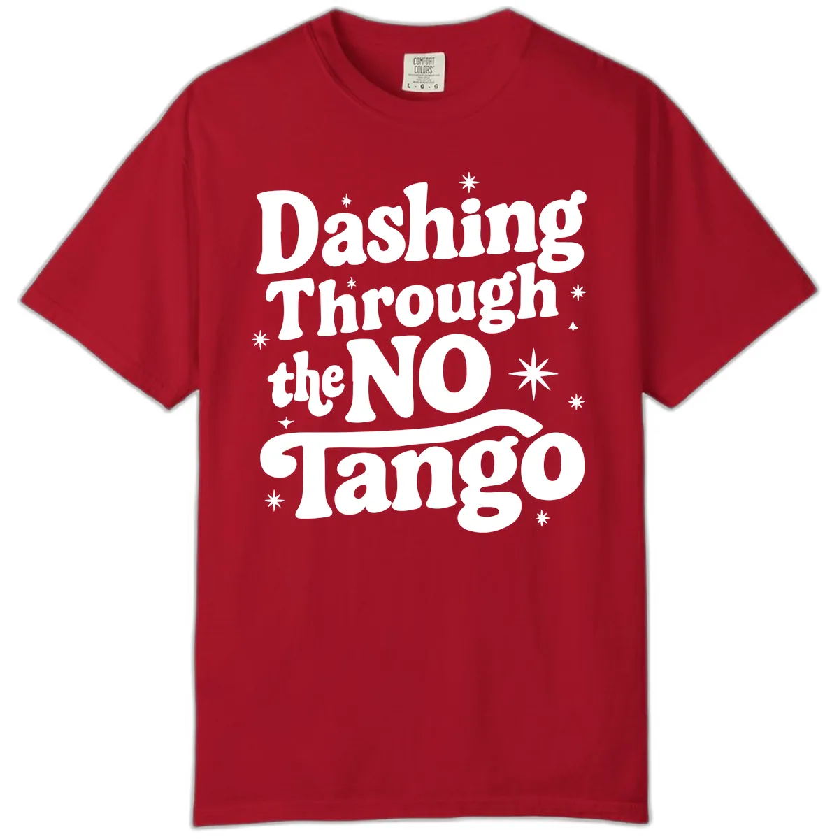 Dashing Through the NO Tango Comfort Color in Red