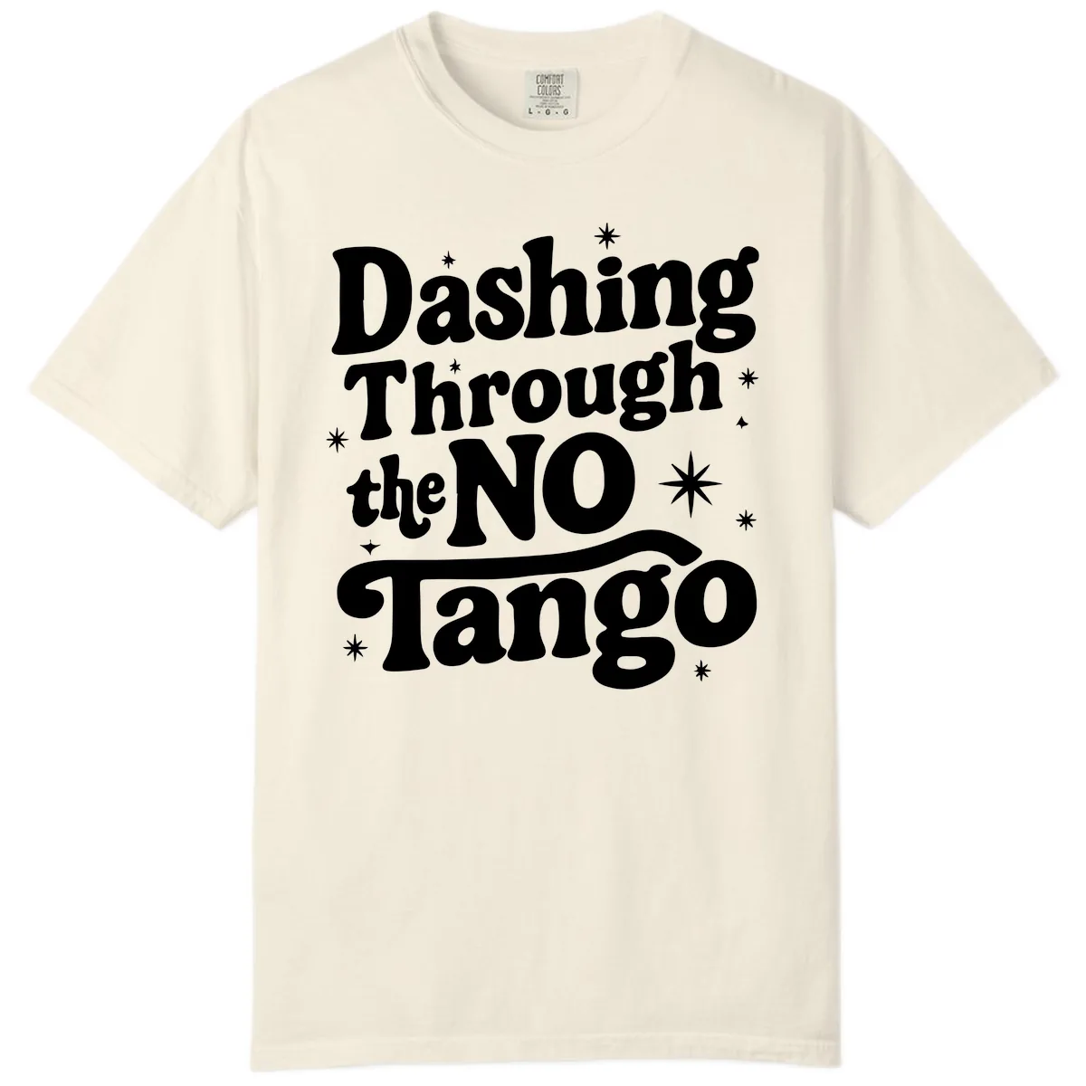 Dashing Through the NO Tango Comfort Color in Ivory
