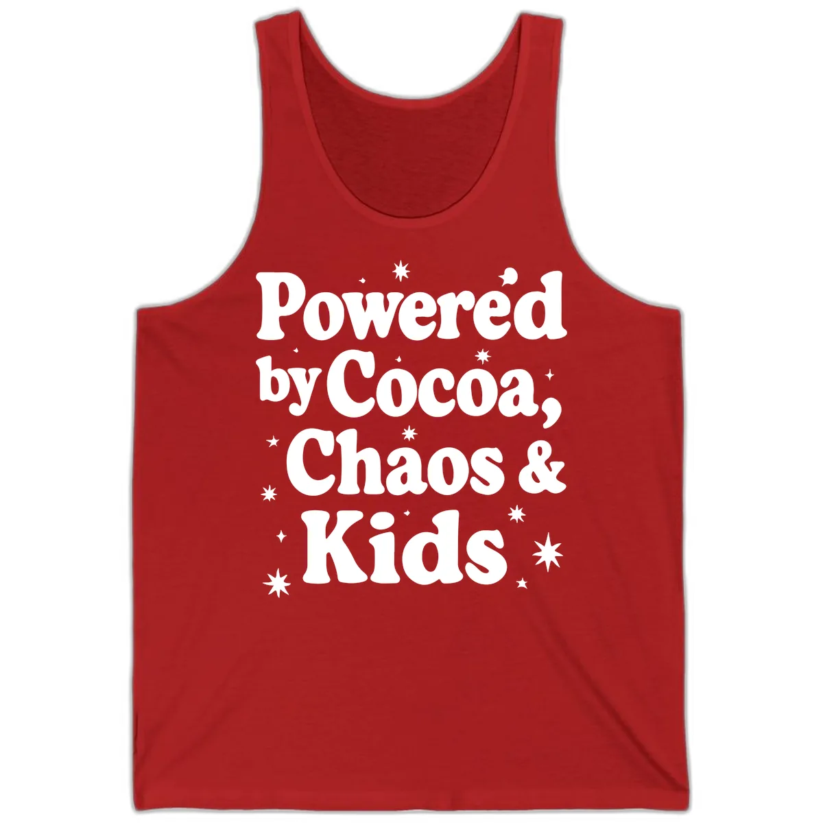 Powered By Cocoa Chaos And Kids Tank in Red