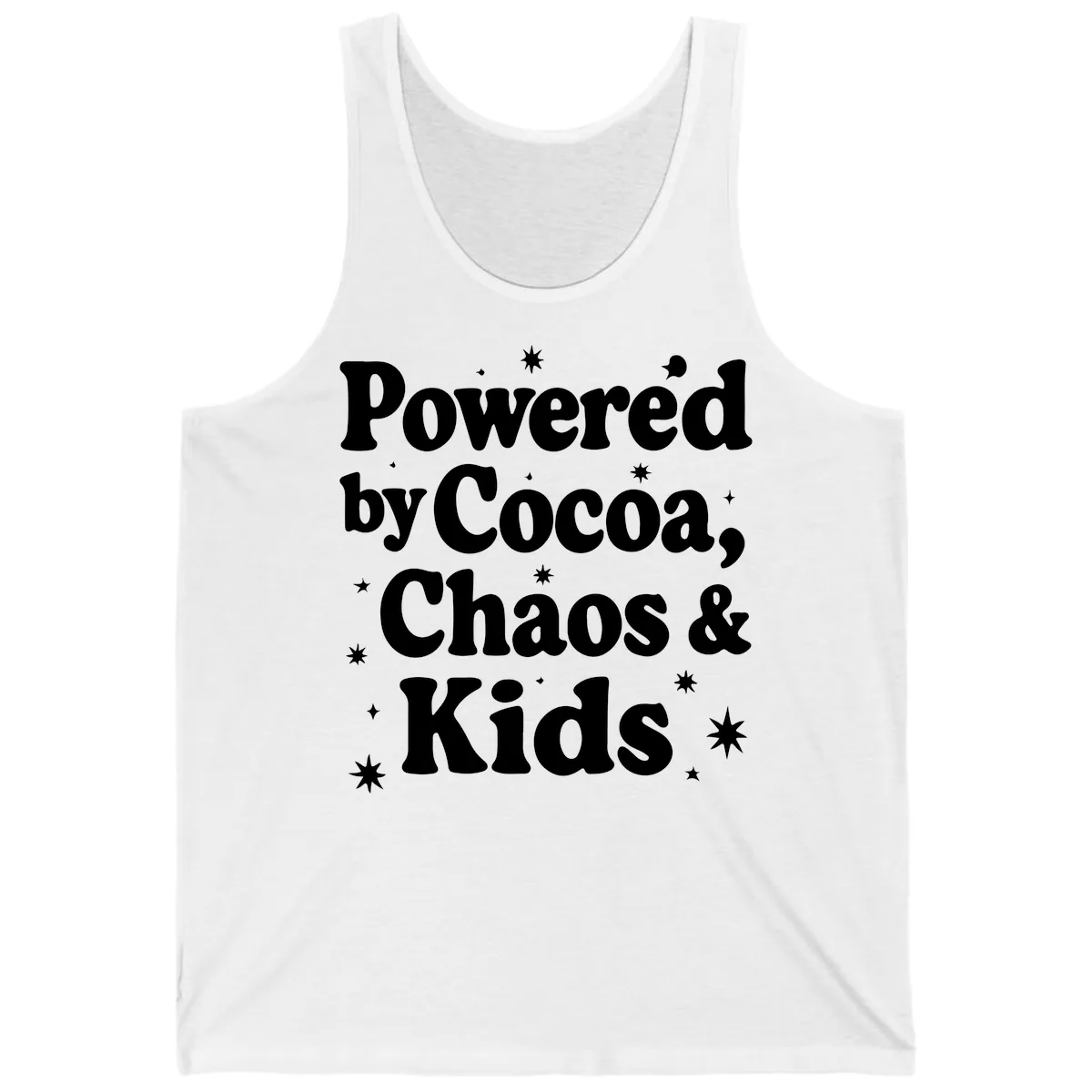 Powered by Cocoa Chaos and Kids Tank in White
