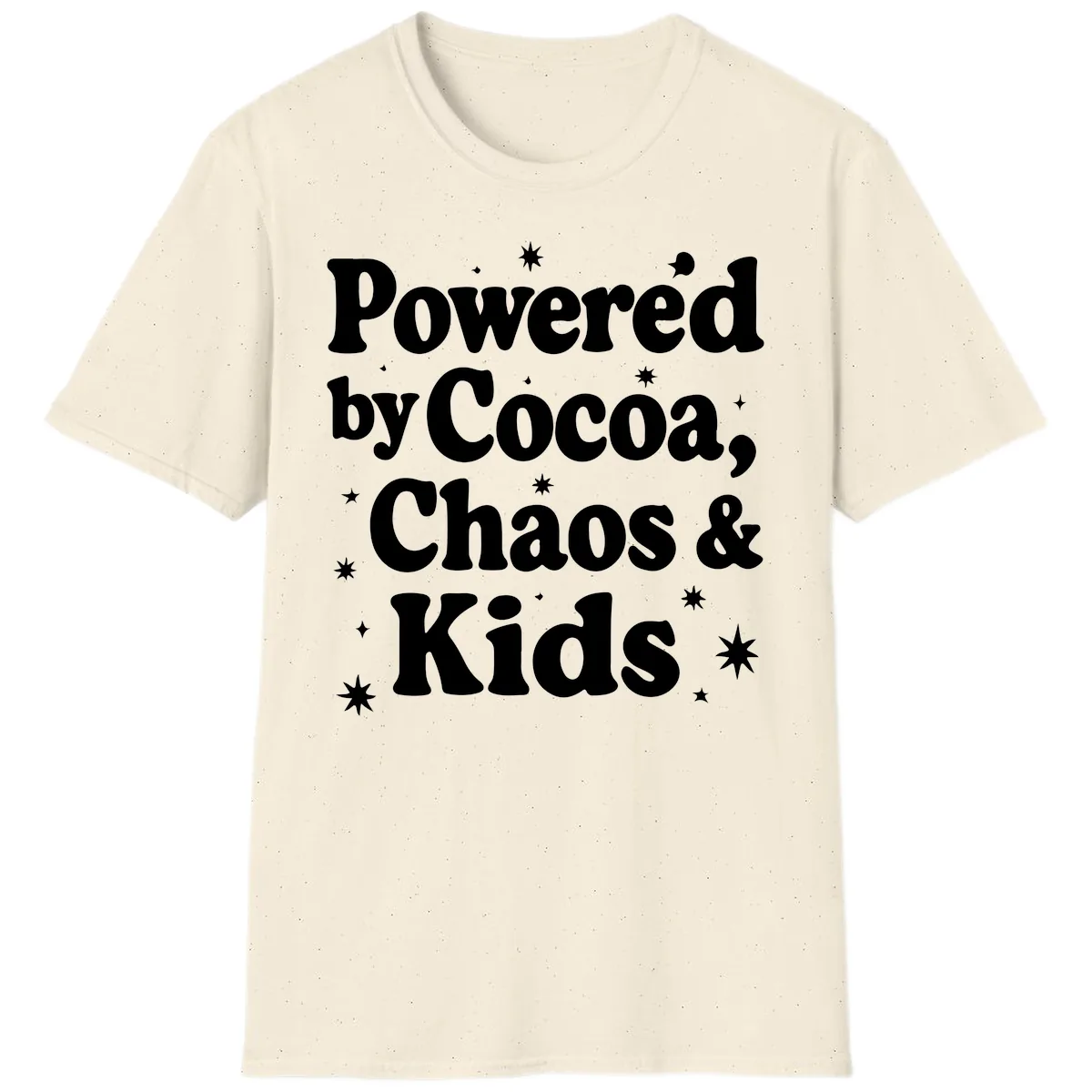 Powered by Cocoa Chaos and Kids T-Shirt in Natural