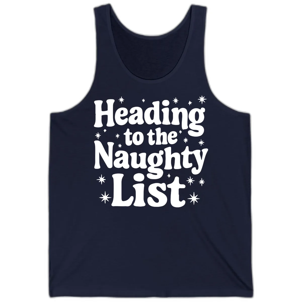 Heading To The Naughty List Tank in Navy