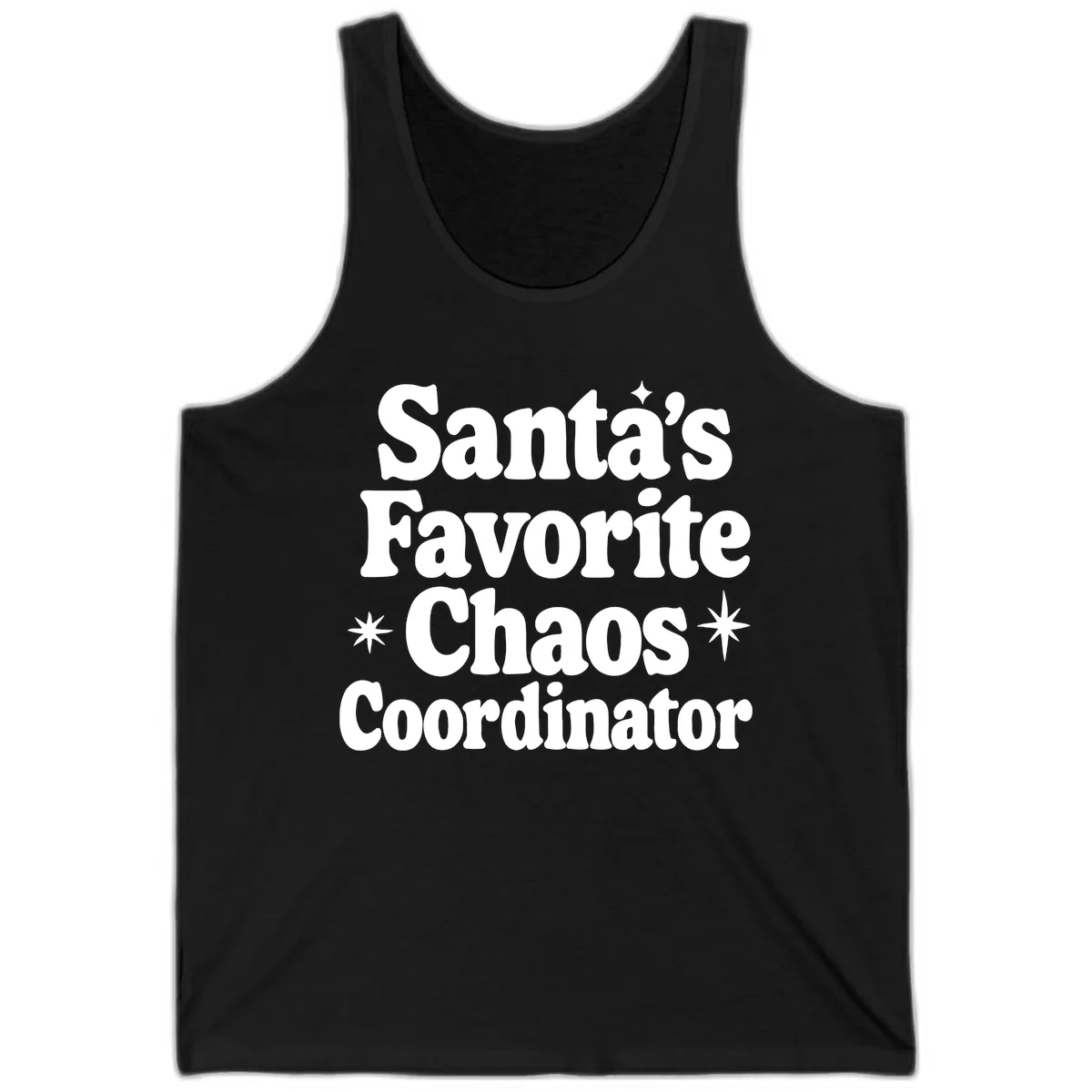 Santa's Favorite Chaos Coordinator Tank in Black
