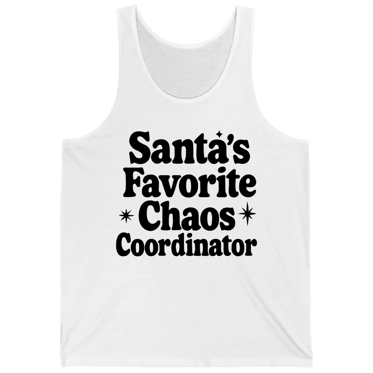 Santa's Favorite Chaos Coordinator Tank in White