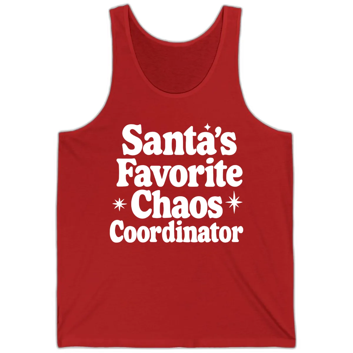 Santa's Favorite Chaos Coordinator Tank in Red