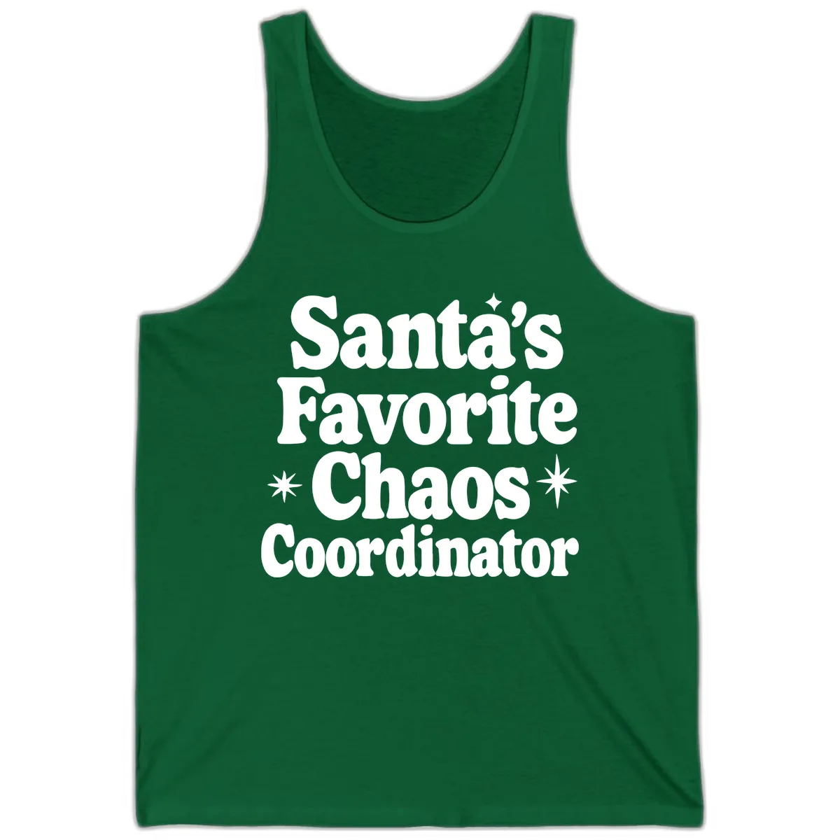Santa's Favorite Chaos Coordinator Tank in Kelly