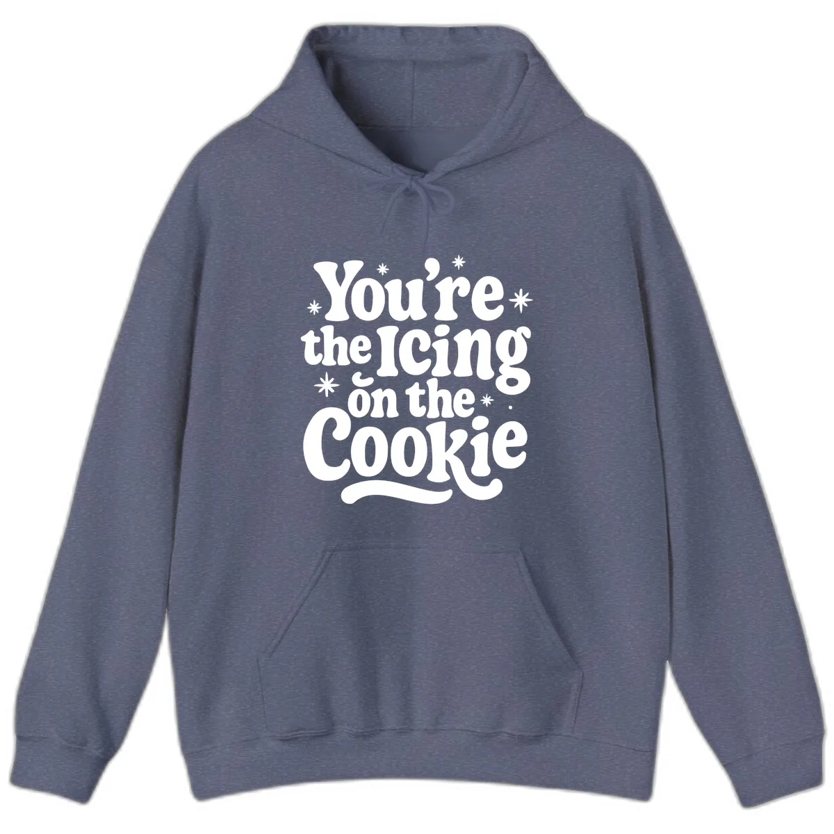 You're The Icing On The Cookie Hoodie in Heather Navy